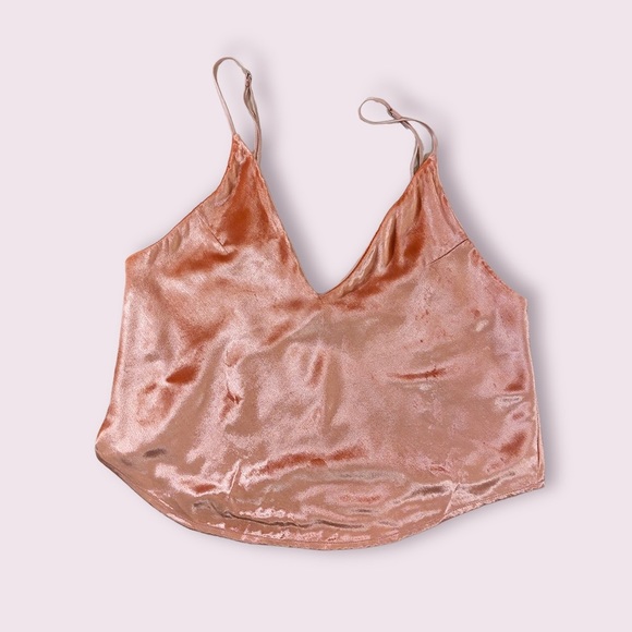 Fleur Du Mal Pink Velvet Cami - Picture 3 of 10